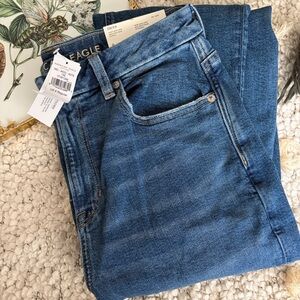 29W American Eagle Stretch Curvy Mom High Rise Jeans
